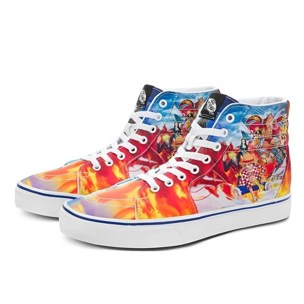 Vans SK8 Hi X One Piece Punk Hazard Multicolor Women 7.5 VN0007NS448 102025